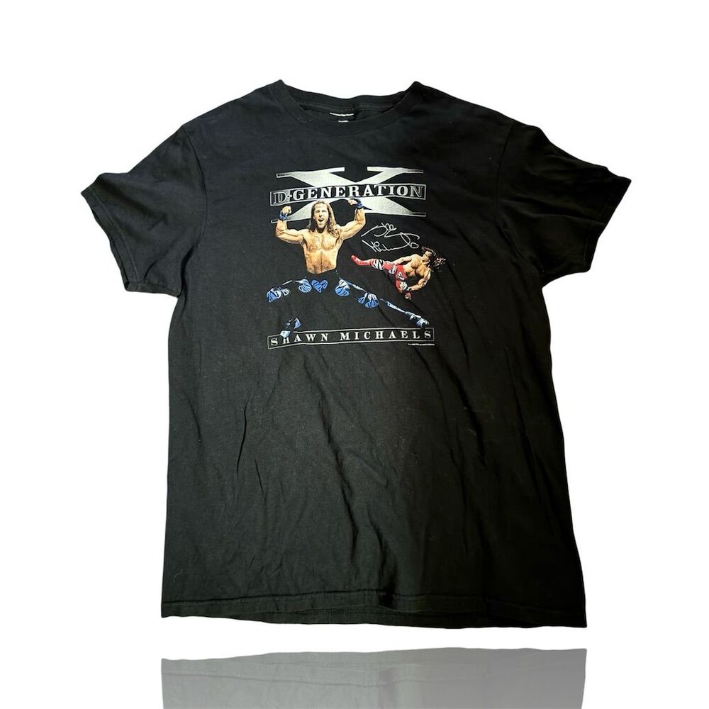 Vintage WWE D-Generation X Shawn Michaels Men's T-Shirt Black: XPAC: Triple H